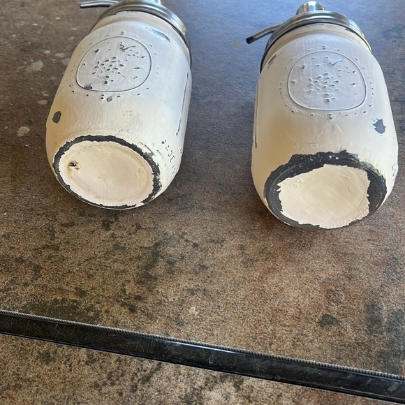 Decorative Farmhouse/Country/coastal / French decor Mason Jars set of 6 - Picture 8 of 11